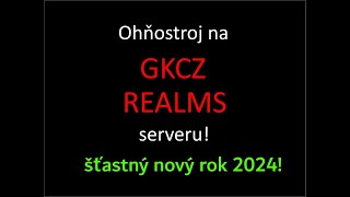 Ohňostroj na GKCZ realms minecraft serveru! ŠŤASTNÝ NOVÝ ROK 2024!