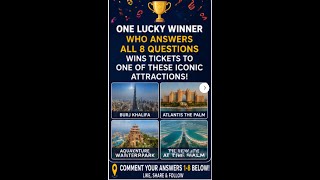 Ultimate Dubai Attractions Quiz Challenge 🎡Think you know Dubai better than everyone else? 🤔🇦🇪