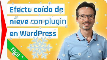 Efecto de NIEVE en WordPress ❄️