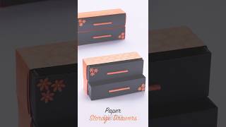 DIY Paper Chest Of Drawers | DIY Pencil Box | Paper Drawers