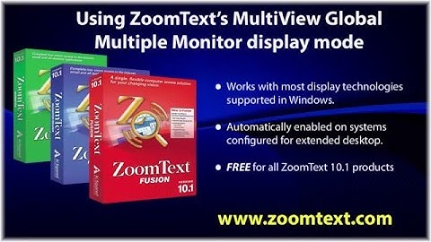 Using ZoomText