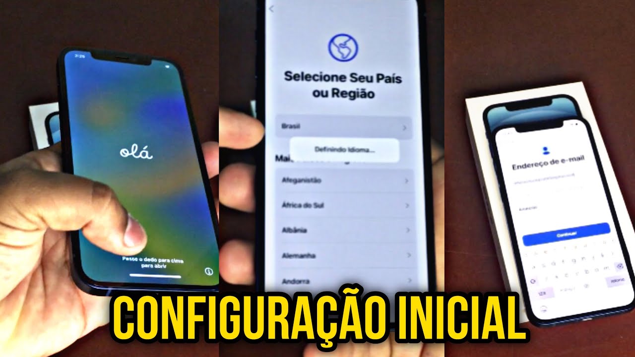 Como Configurar o Iphone Pela Primeira Vez - YouTube