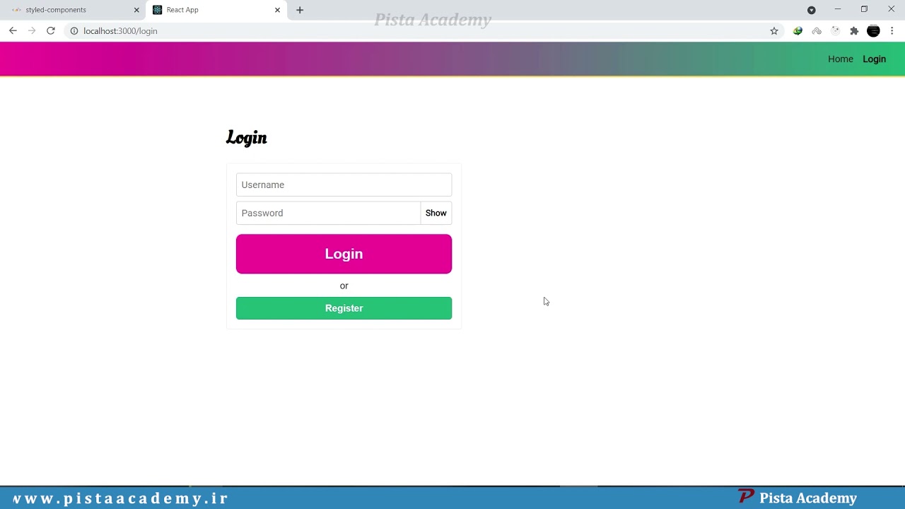 React Styled Component -  جلسه هشتم