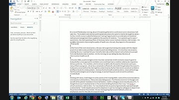 Word 2013 - Editing with Find and Replace