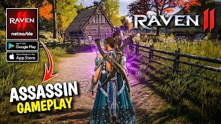 Raven 2 GAMEPLAY! - Global (Assassin Class) High Graphics ｢Android IOS」MMORPG screenshot 5