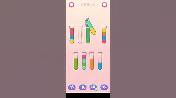 color water sort 3D level 14