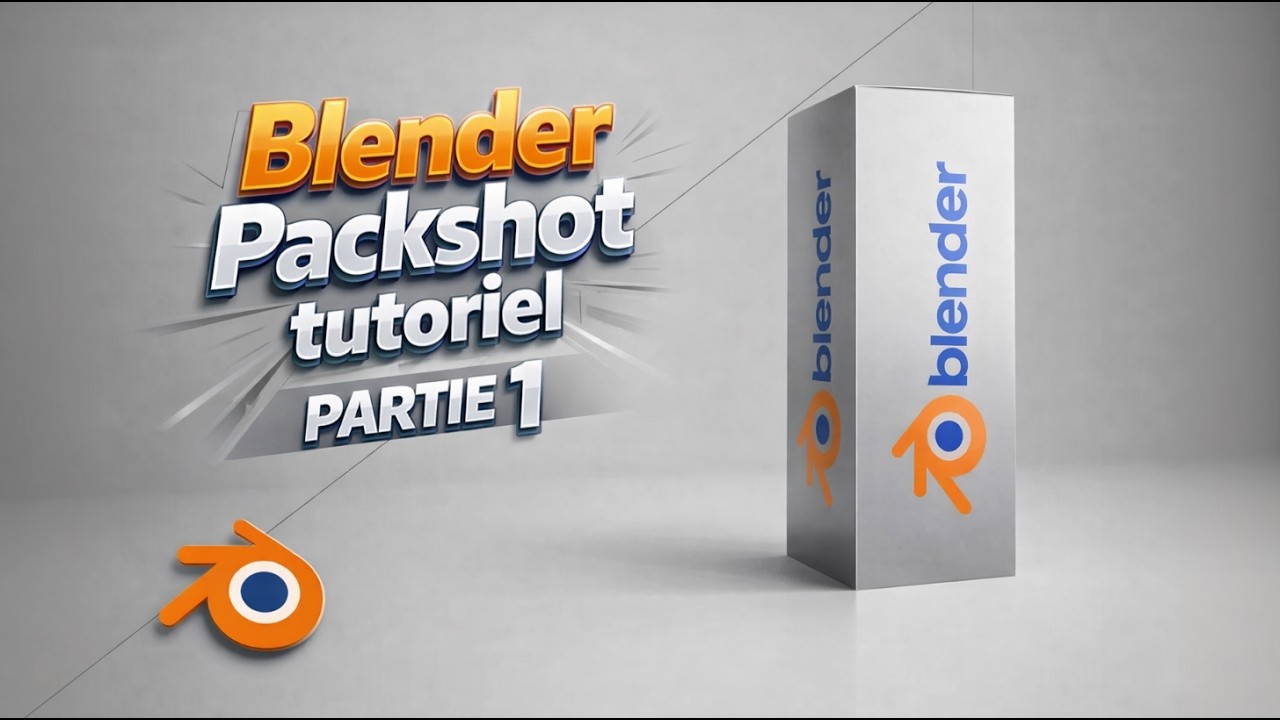 Blender Tutoriel PackShot Simple Partie 01 / FR - YouTube