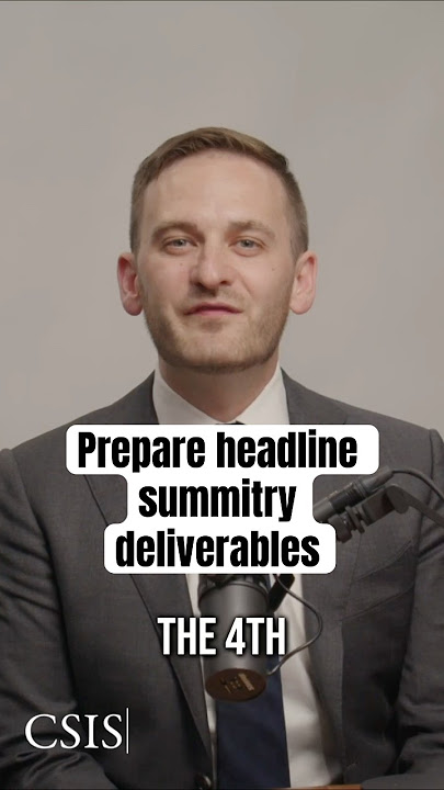 (4/7) Prepare headline summitry deliverables | 7 Strategies to Deal with 'America First'