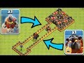 CAN LAVA HOUNDS SURVIVE THIS!?! | Clash of clans | AIR MAZE TROLL!!!