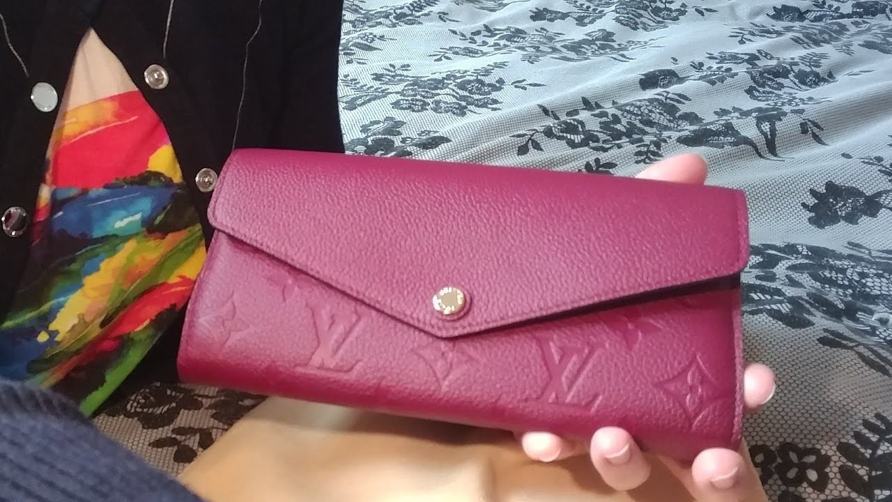 Louis Vuitton Sarah Monogram Empreinte Wallet