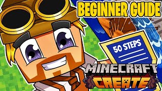 50 Steps To Starting A New Minecraft World With The Create Mod