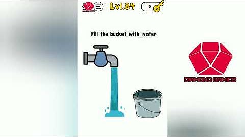 Trick me Level 84 fill the bucket with water