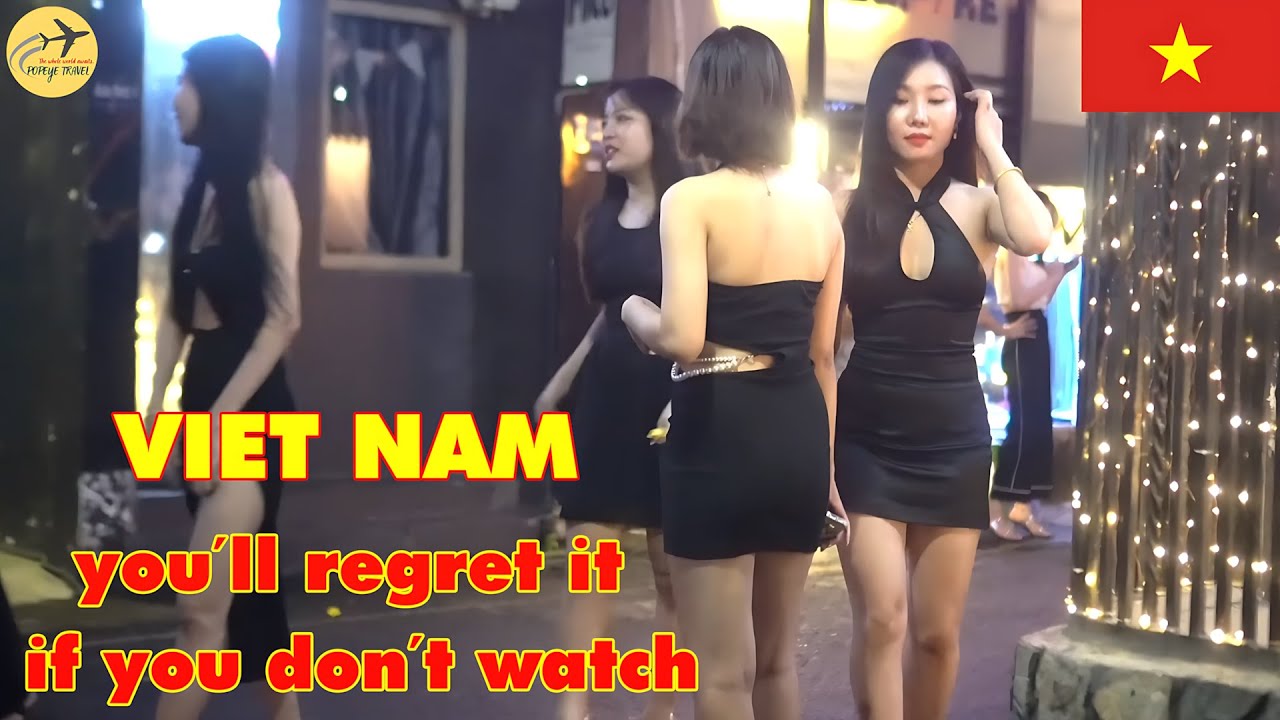 Vietnam Saigon Ho Chi Minh City Nightlife Street Scene | So Many Beautiful Girls! - Nightlife