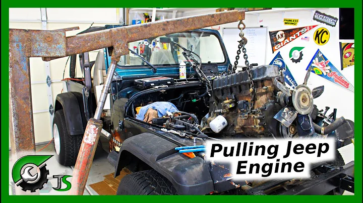 Jeep 4.0 Engine Removal: Engine Rebuild Part 1