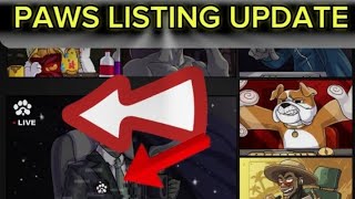 PAWS Airdrop Listing Update – Claim & Trade Now! 🚀🔔
