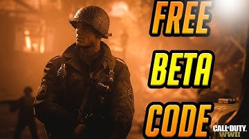 Call of Duty WWII Gameplay + Free Beta Code Giveaway