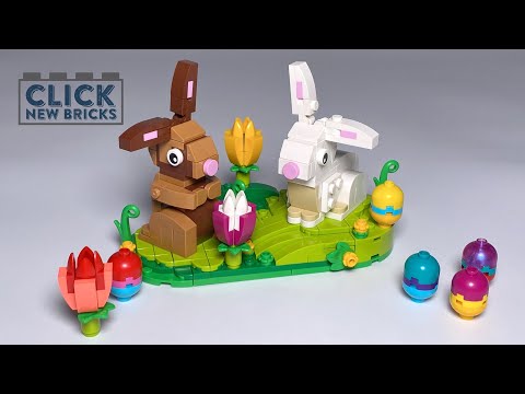 Lego 40523 - Easter Rabbits Display Speed Build