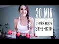 30 MIN NO REPEAT UPPER BODY WORKOUT | Sculpt and Strengthen Arm Muscles | Dumbbell Workout
