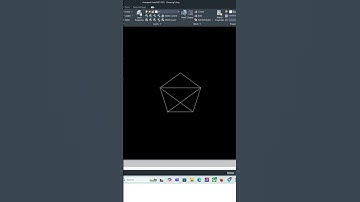 How to draw the " Star " in the AutoCAD.