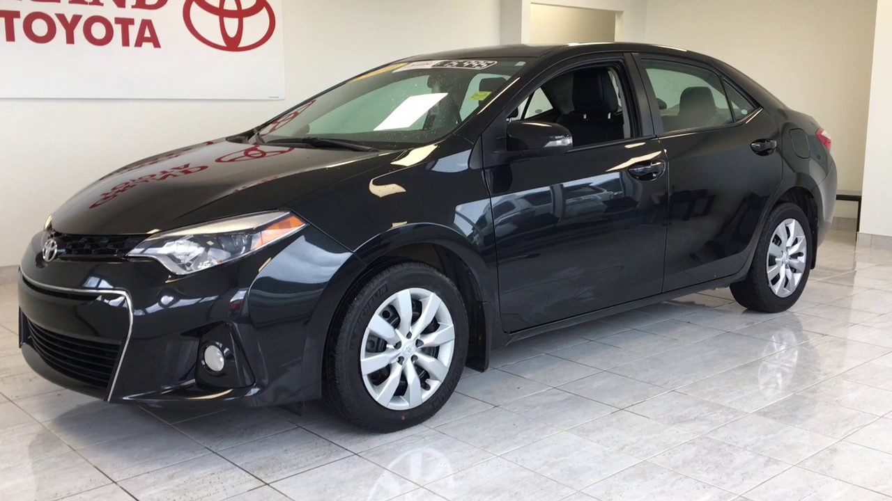 Black 2014 Toyota Corolla S Review null - Grand Toyota - YouTube