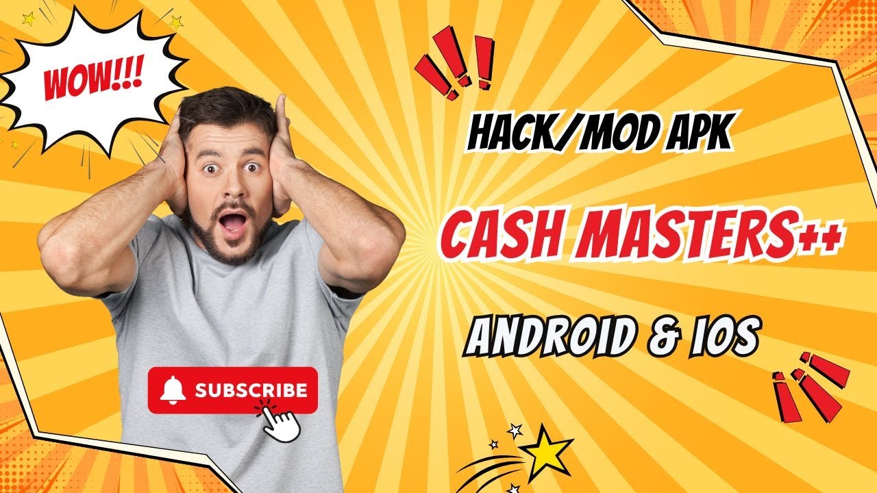 Cash Masters Hack || New Update Android - iOS || Unlimited Money & Tickets Mod Apk.