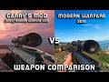 GARRY' MOD [ARC9] MW2019 VS MODERN WARFARE 2019 : WEAPON COMPARISON 4K