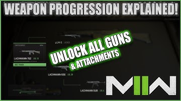 MODERN WARFARE 2 Weapon Progression Explained | Unlock All Guns & Attachments
