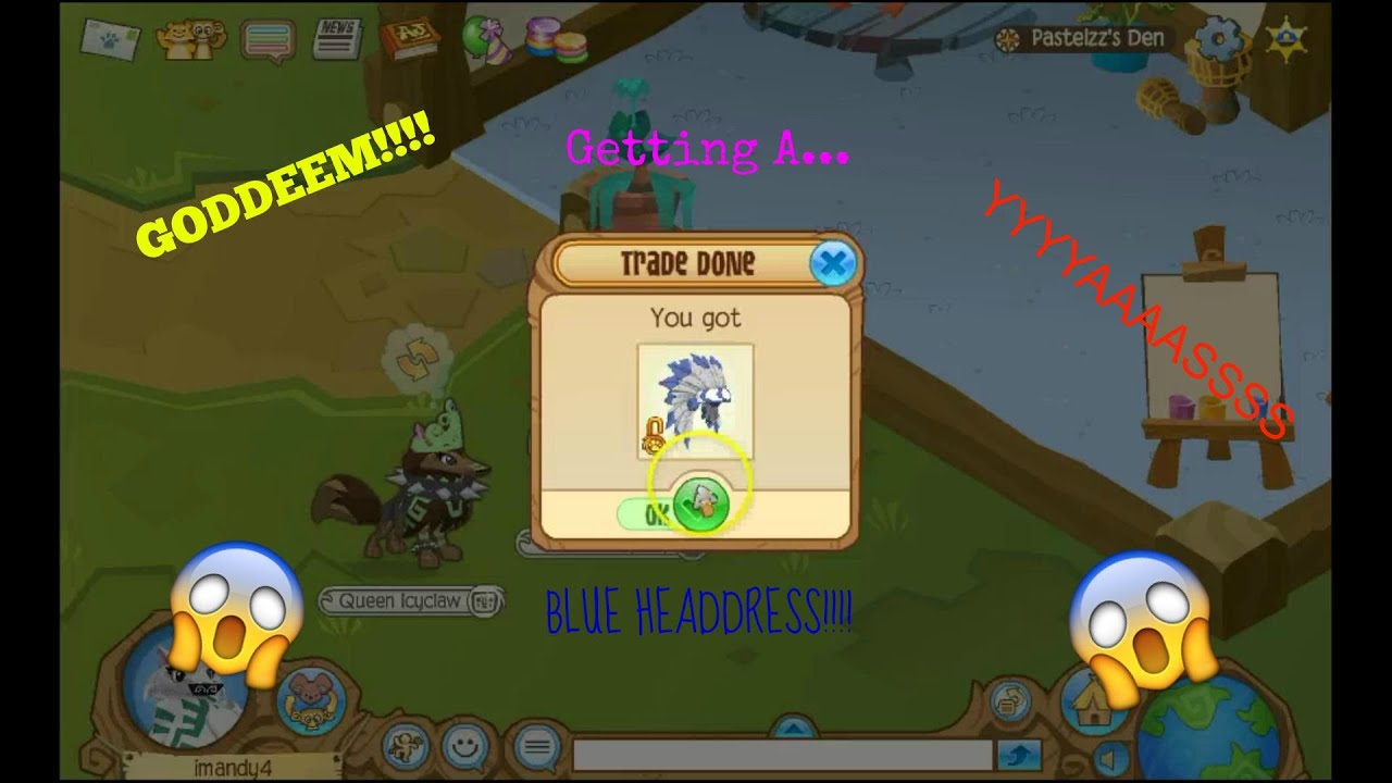 Getting A Blue Headdress From Pastelzz!