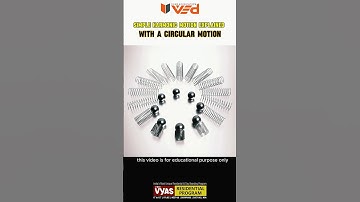 Simple harmonic motion explained with a circular motion #motion #circularmotion #harmonica