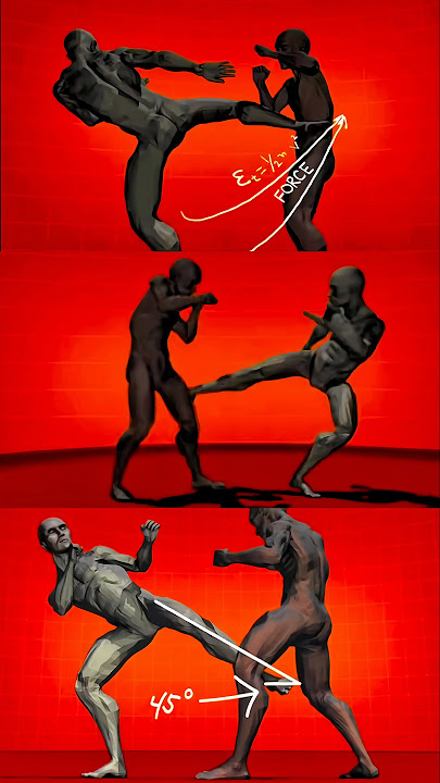 How to Defend Low Kick ✅. #shorts