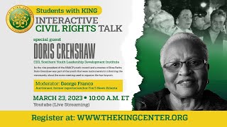 Students with King | Interactive Civil Rights Talk with Doris Crenshaw
