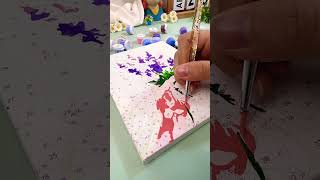 Mini Paint by numbers 🎨 #paintbynumbers #diy #hobby