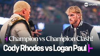 CODY RHODES VS LOGAN PAUL! CHAMPION VS CHAMPION! 🏆 WWE SmackDown, May 10 2024