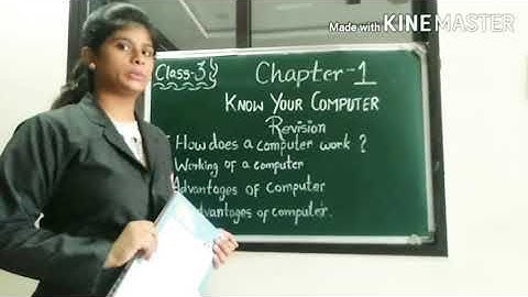 Class 3 Computer  Chapter 1 (part 1) KNOW YOUR COMPUTER St Joseph Sr Sec School pipariya