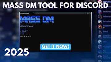 NEW Discord Mass DM Tool 2025 – Send 1,000 DMs in 5 Minutes!