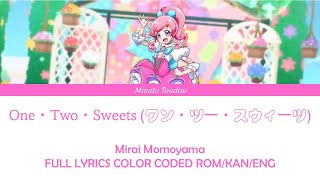 Mirai Momoyama - One・Two・Sweets (ワン・ツー・スウィーツ) [Kiratto PriChan] FULL LYRICS COLOR CODED ROM/KAN/ENG