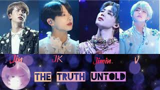 BTS Jin Jimin V Jungkook - The Truth Untold (전하지 못한 진심) - Lyrics  #jin #jimin #taehyung #bts