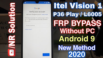 Itel Vision 1 P36 Play L6005 FRP BYPASS Without PC Android 9 New Method 2020