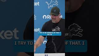 Coach Campbell on how he prevents burnout | Detroit #Lions #shorts