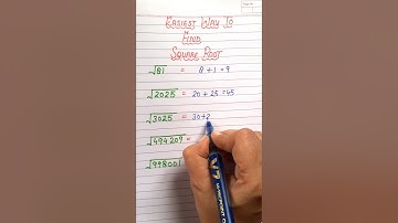Maths trick to find square root #mathstricks #tricks