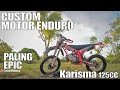 HASIL CUSTOM MOTOR TRAIL || ENDURO || MOTORCROSS || MESIN KARISMA 125CC || REVIEW || CROSSERMAKASSAR