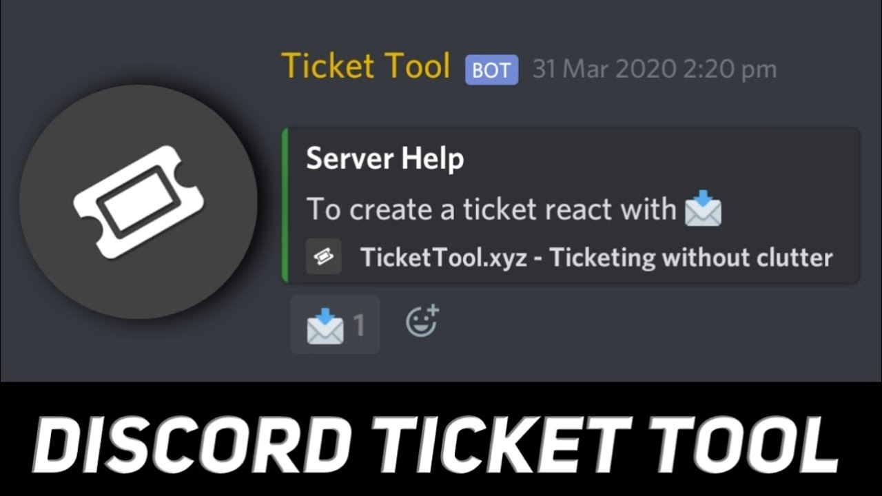 How to Set Up a Discord Ticket Bot (Tickets Bot Tutorial) 