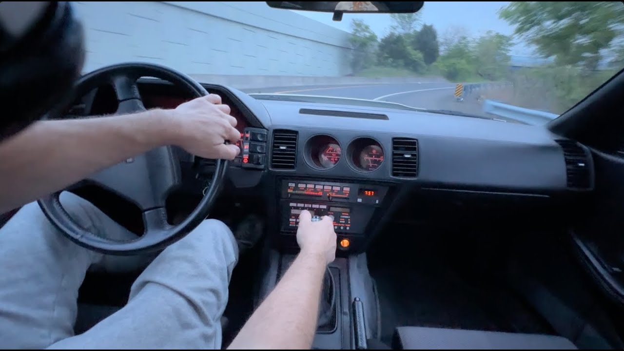 88 Nissan 300zx Turbo Shiro Special - Evening Drive - YouTube