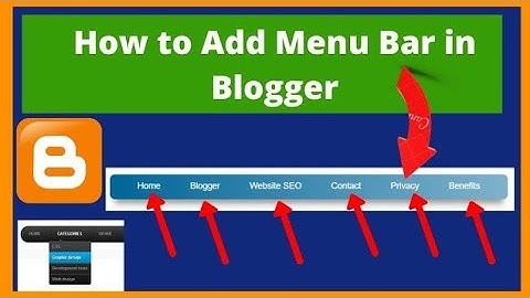How to Add Custom Navigation Menu Items to Blogger Blog Tamil | Blogger Tutorial in Tamil