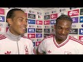 'ONE OF MANY' 💪 Virgil van Dijk presents Jérémy Jacquet with Player of the Match after HUGE game