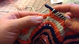 Tunisian Crochet Increase Option 2 Tunisian Crochet Decrease Option 2