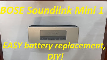 Bose SoundLink Mini 1 Battery replacement DIY Made Easy! In less then 3 minutes, you too can do it.