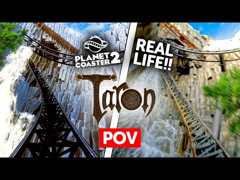 Taron Onride POV Comparison - Recreation VS Real Life