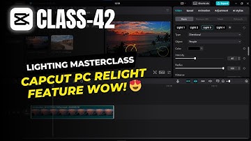 Amazing Relighting and Color Grading in Capcut PC | How to Use the Relight Feature in CapCut PC |