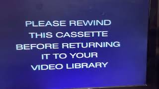 Closing To Big Mommas House 2000 Vhs